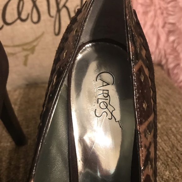 #77 Carlos Santana Daring Platform Pump Size 7.5 - Picture 5 of 8